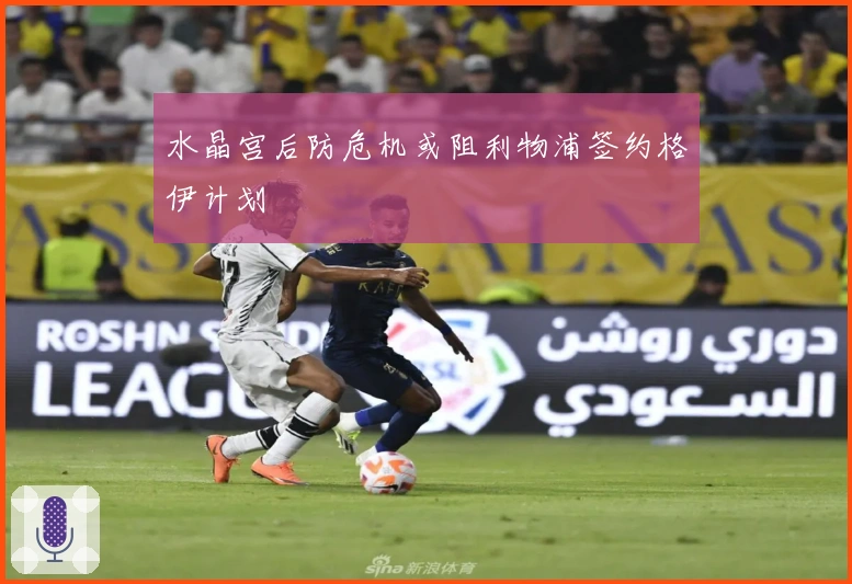 水晶宫后防危机或阻利物浦签约格伊计划